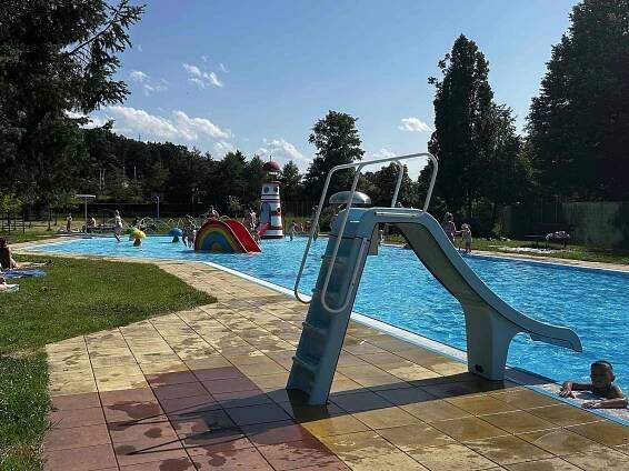 Koupaliště v Klatovech.