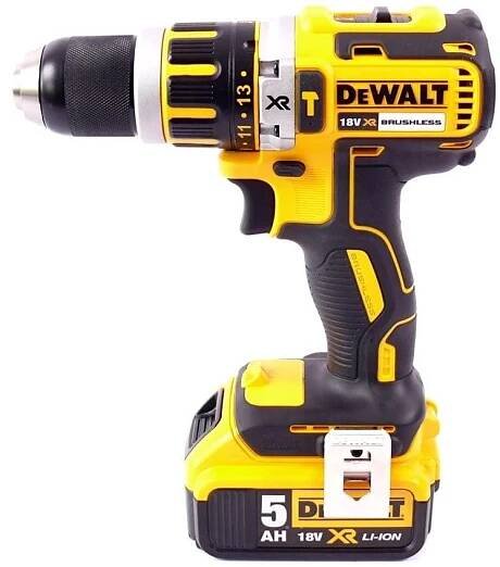 Ivo GRANDIČ - Šroubováky a utahováky - DeWalt - DeWALT DCD795P2 bezuhlíková příklepová vrtačka 18V XR Li-Ion 2x 5,0Ah