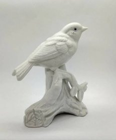 Ptáček, bílý porcelán, neznačen - 1