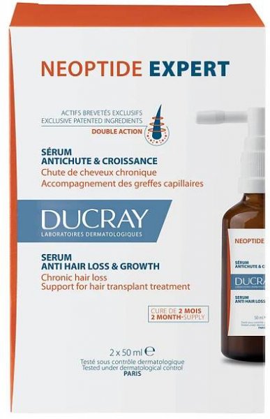 Ducray Neoptide Expert sérum proti vypadávání a pro růst vlasů 2x 50 ml