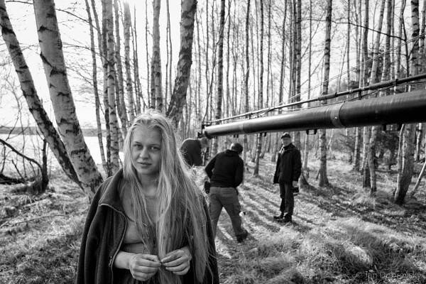 Júlia Valentová Vidrnáková - Nabarvené ptáče - Z natáčení