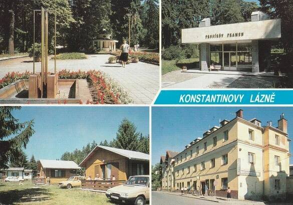 Konstantinovy Lázně - Pramen, park, Jitřenka, neprošlá | Aukro