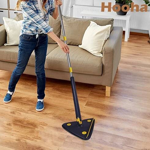 Rotační mop Plochý Trojúhelníkový Se Ždímačem 2X Náhradní Pro Mytí Podlahy 25cm za 449.00CZK - Allegro