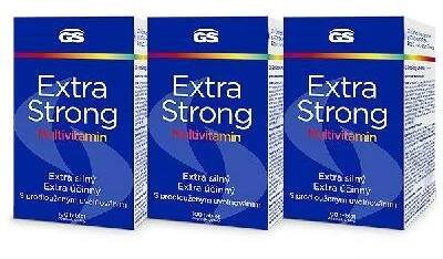 GS Extra Strong Multivitamin, 3x 100 tablet