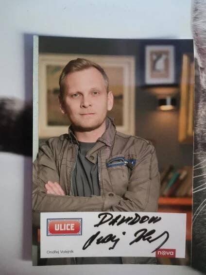 Autogram herce z ulice Ondřej Volejnik