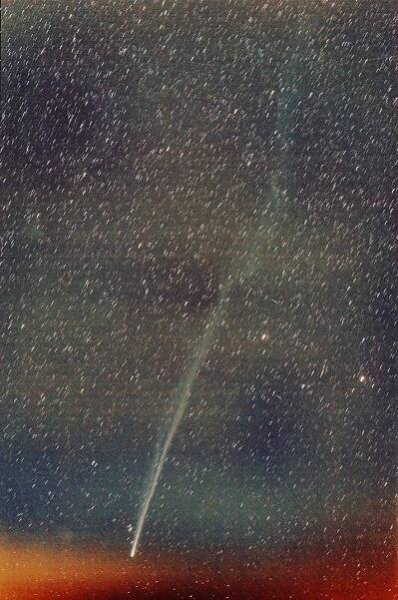 C/2023 P1 (Nishimura) 9. 9. 2023, 50x30 sekund, ISO 800, Canon 6Dmod, Samyang 2/135 mm.