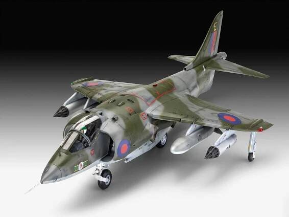 Plastikový model letadla Revell 05690 Harrier GR.1 (1:32) giftset | pkmodelar.cz