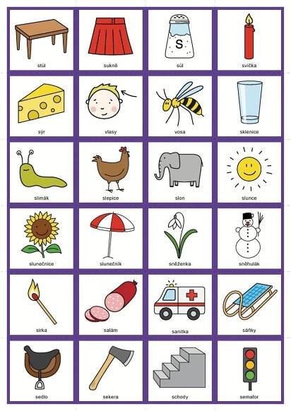 Pin uživatele Jitka na nástěnce Čj 1. tř. | Logopedie, Slovní zásoba a ...