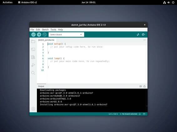 Arduino IDE v2.x on Debian Linux