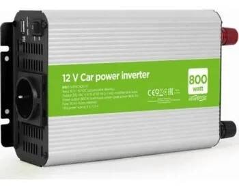 Nabíjecí stanice EnerGenie EG-PWC800-01 power adapter/inverter Auto 800W Aluminium Black