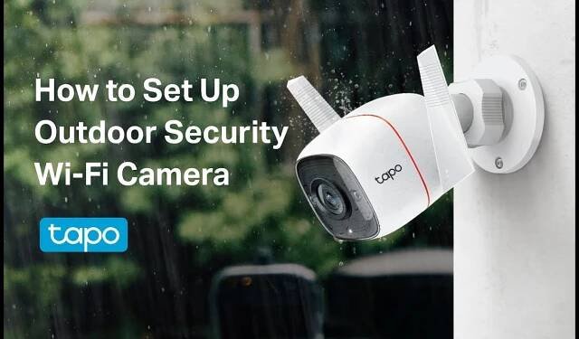 Tapo Outdoor Security Camera Unboxing and Setup Video: Tapo C310