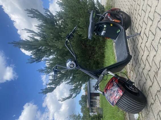 Elektrická koloběžka EcoWheel GR7 12Ah 1000W - ohnivá