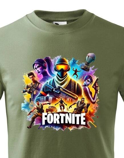 Dětské tričko s potiskem hry Fortnite - ideální pro malé hráče