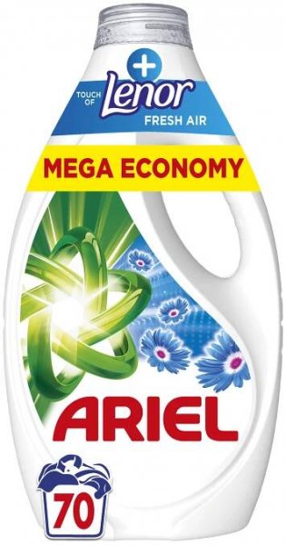 Ariel Touch of Lenor Fresh Air prací gel 3,15 l 70 praní
