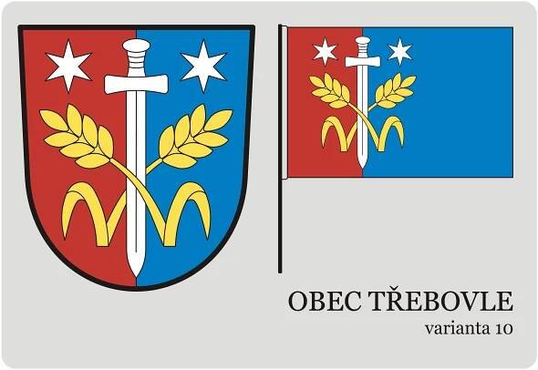 Znak a vlajka Obce Třebovle: Třebovle