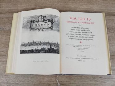 J. A. KOMENSKÝ - CESTA SVĚTLA (Via Lucis) - český a latinský text 1961 - Knihy
