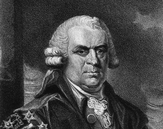 A stern-looking Dr. George Baker.