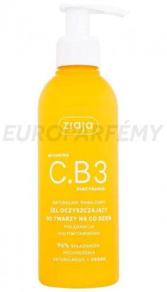 Ziaja Vitamin C.B3 Niacinamide Face Wash Gel Čisticí gel - EUROPARFEMY.cz