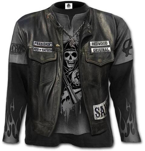 Dlouhý rukáv s motivem Sons of Anarchy Jax