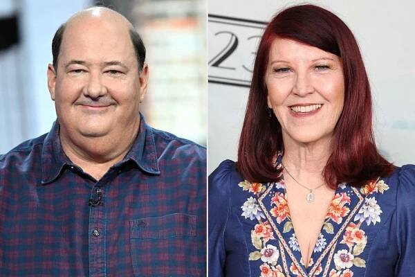 Brian Baumgartner and Kate Flannery