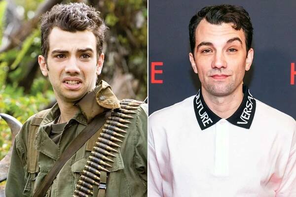 Jay Baruchel in Tropic Thunder; Jay Baruchel attends the World Premiere of "Humane" at Cineplex Cinemas Varsity and VIP on April 17, 2024 in Toronto, Ontario