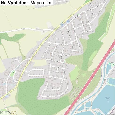 Na Vyhlídce - mapy | Kurzy.cz