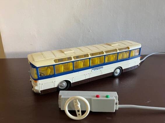 Stará retro hračka autobus ITES KAROSA ŠD 11 - vzácná modrá verze ! - Starožitnosti a umění