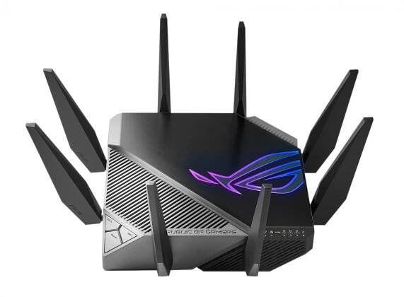 ASUS GT-AXE11000 bezdrátový router Gigabit Ethernet Tři pásma (2,4 GHz / 5 GHz / 6 GHz) Černá