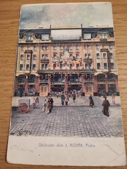Praha - Obchodní dům J. Novák
