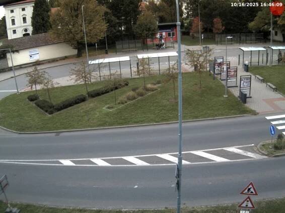Kamera Židlochovice nádraží k Penny