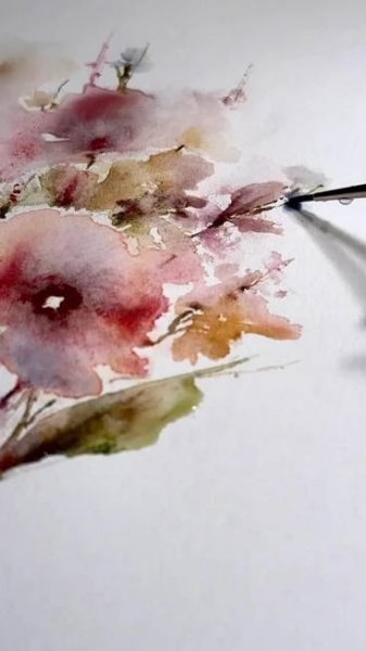 loose floral watercolour 💐 #watercolor #acuarela #aquarelle #水彩 #акварель #acquerello #pigmentsandmood #originalart #torontoartist #canadianartist #canadianart . . © 𝚌𝚘𝚙𝚢𝚛𝚒𝚐𝚑𝚝 Vinessa Redford @pigmentsandmood 2024.