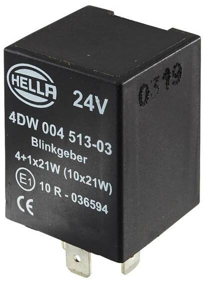 4DW 004 513-031 HELLA Prerusovac blinkru 24V, elektrický, 4+1(10)x21W
