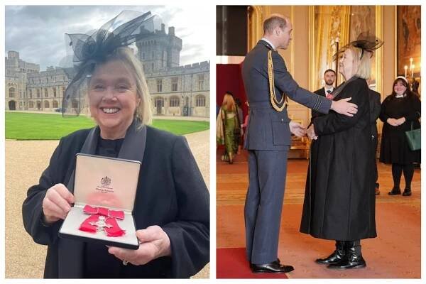 Pauline Quirke awarded MBE by Prince William in final public appearance before revealing dementia diagnosis