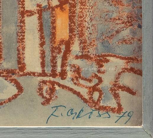 František Gross / Dva válečníci - detail aukce « Aukce « Aukční Galerie Platýz