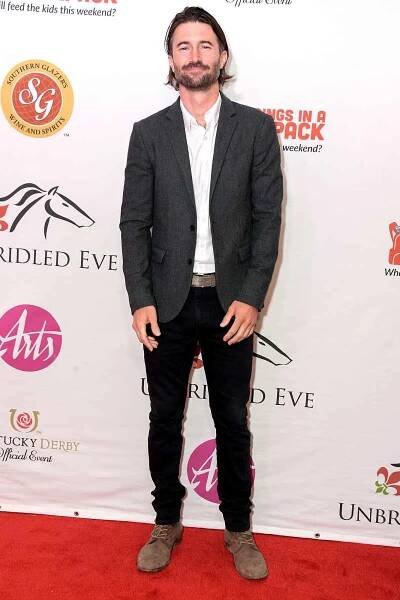 Brandon Jenner Wearing A White Shirt and Jacket