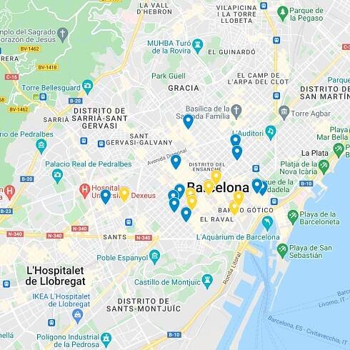 Barcelona Trend Map 2022