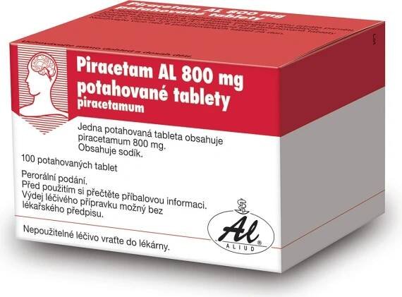 PIRACETAM AL POR 800MG TBL FLM 100