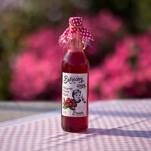 Brusinkový sirup - výroba sirupů bez konzervantů