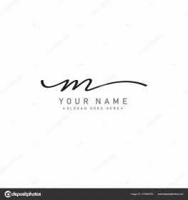 Handwritten Signature Logo Initial Letter Stock Vector by ©shahzad.noc@gmail.com 472688748