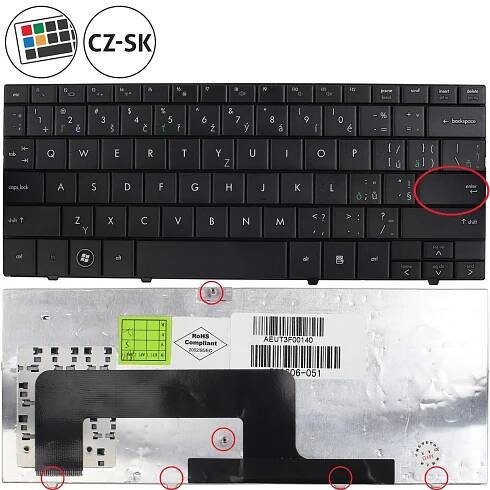 HP Mini 1100 Klávesnice pro notebook - CZ / SK