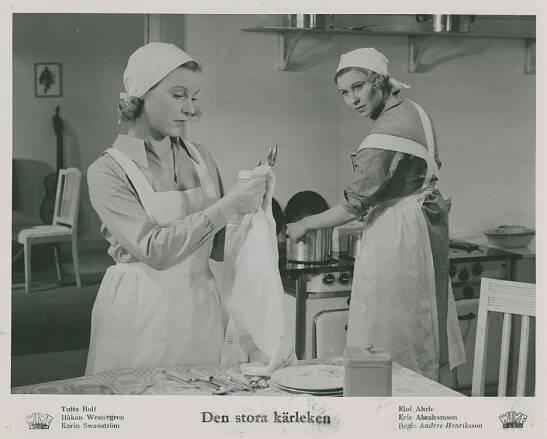 Den stora kärleken - Fotosky - Tutta Rolf, Marianne Löfgren