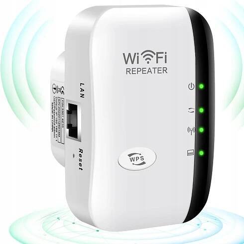 Zesilovač signálu Wi-FI Výkonný opakovač přístupového bodu Router 300 Mb/s 2.4 GHz Stav balení originální