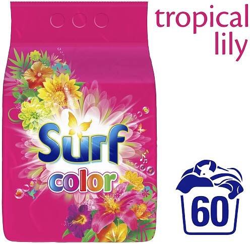 SURF Color Tropical 3,9 kg (60 dávek) - prací prášek
