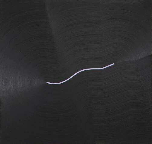 Osamu Kobayashi, Worm, 2021, Oil on canvas, 26″ x 38″