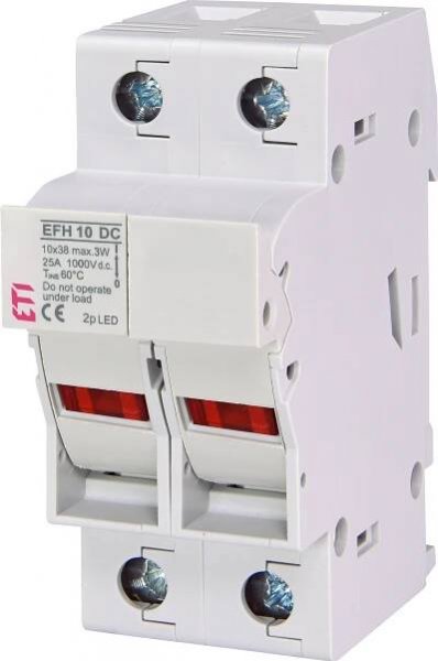 ETI 002540213 Pojistkový odpojovač PV 1000V/DC EFH 10 DC 2p LED