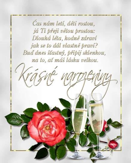 Grafika: Přání k narozeninám