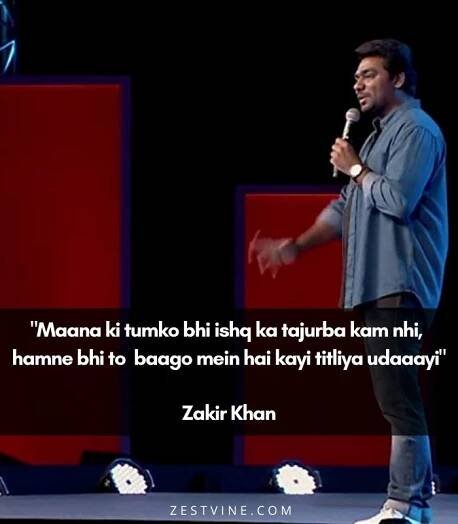 Zakir khan Shayari