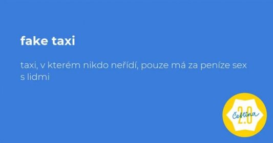 fake taxi - Čeština 2.0