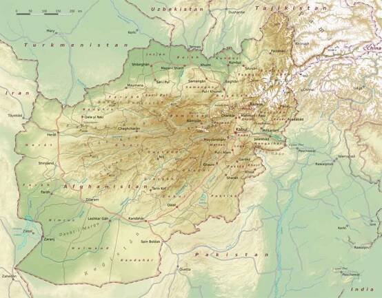 Map of Afghanistan