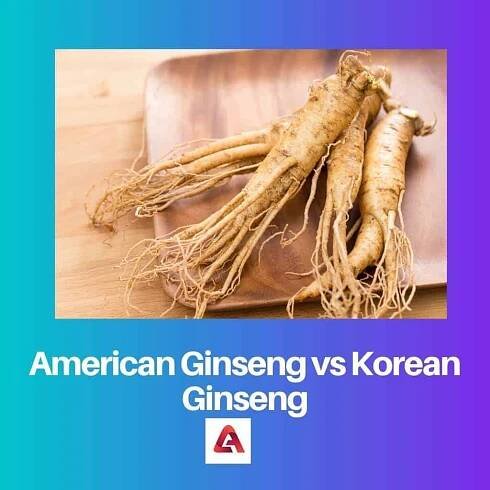Americký ženšen vs korejský ženšen: Rozdíl a srovnání